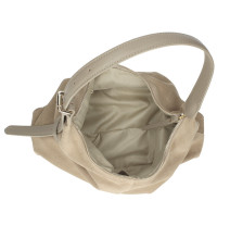 Bőr válltáska 128 taupe Made in Italy