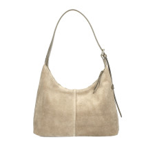 Bőr válltáska 128 taupe Made in Italy