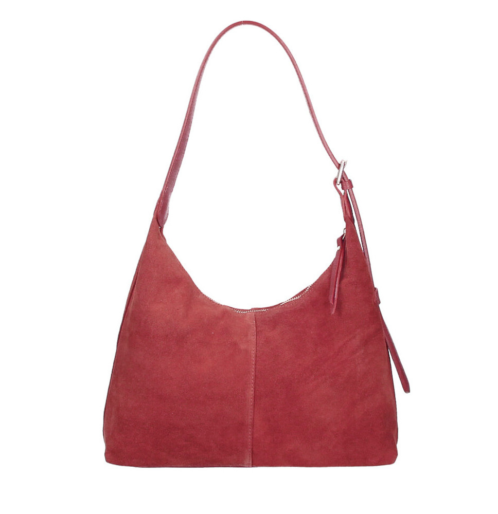 Bőr válltáska 128 piros Made in Italy