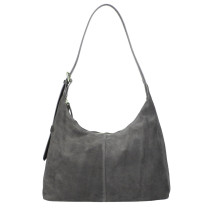 Bőr válltáska 128 sötétszürke Made in Italy