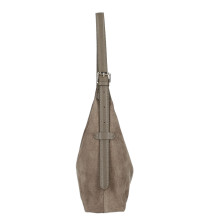 Bőr válltáska 128 sötét szürkésbarna Made in Italy