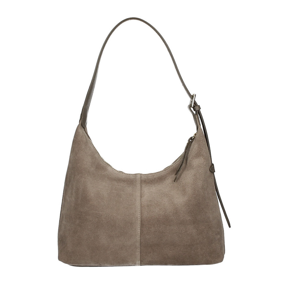 Bőr válltáska 128 sötét szürkésbarna Made in Italy