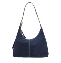 Bőr válltáska 128 sötétkék Made in Italy