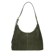 Bőr válltáska 128 katonai zöld Made in Italy