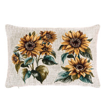 Párnahuzat gobelin Napraforgó Chenille IT120