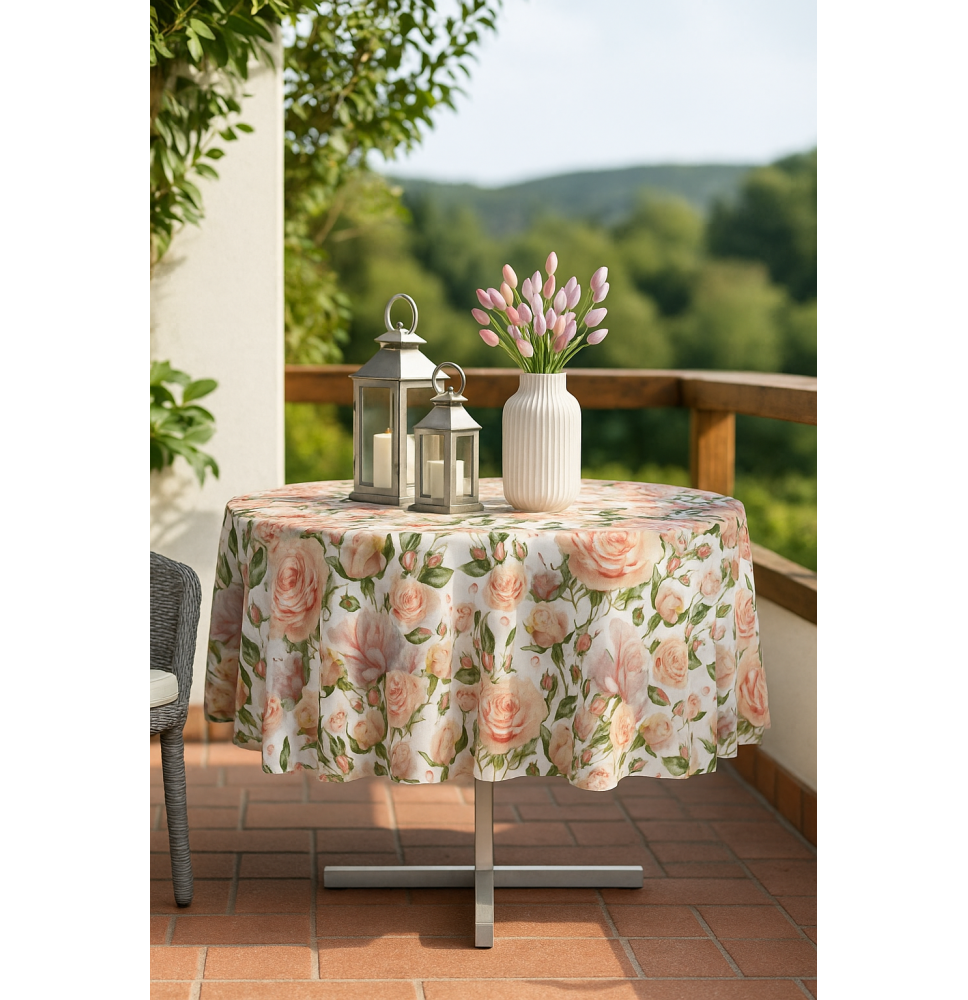 Kerek terítő vízálló  tarka MIGD269