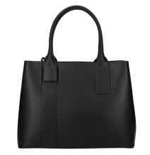 Bőr táska 158 fekete Made in Italy