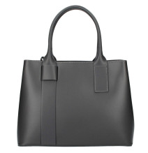 Bőr táska 158 sötét szürke Made in Italy