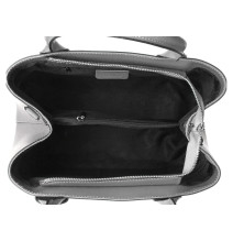 Bőr táska 158 szürke Made in Italy