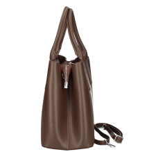 Bőr táska 158 barna Made in Italy