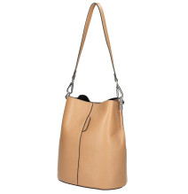 Bőr kézitáska 401 égszínkék Made in Italy