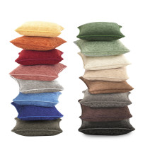 Párnahuzat gobelin 42x42 cm fekete Chenille IT150