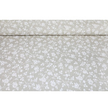 Kötény fehér mini fehér virágok