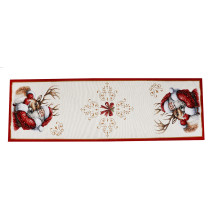 Karácsonyi Gobelin Asztali Futó Lurexszel – Mikulás