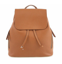 Női bőr hátizsák 420, olaszországi konyak