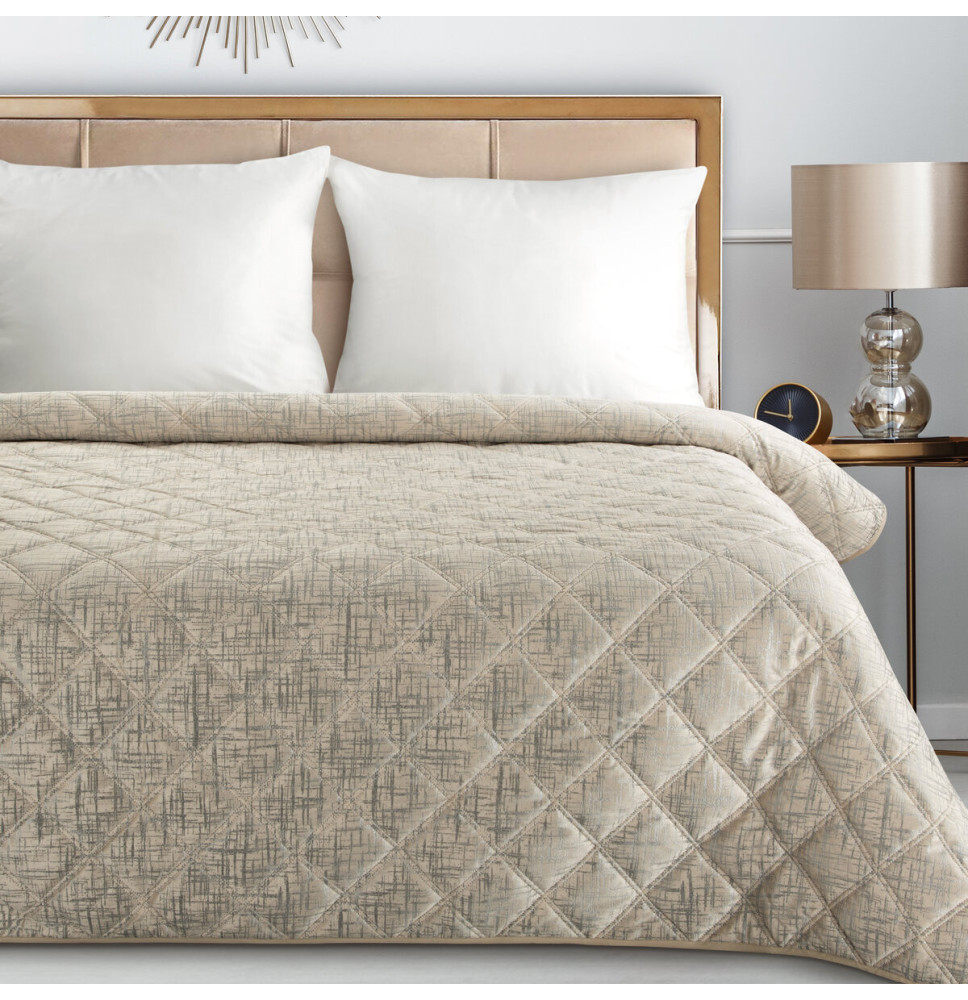 Bársony ágytakaró Blink 6 krém