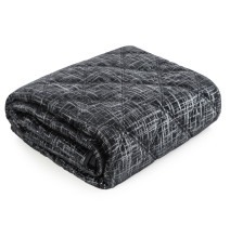 Bársony ágytakaró Blink 6 feketé