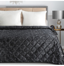 Bársony ágytakaró Blink 6 feketé