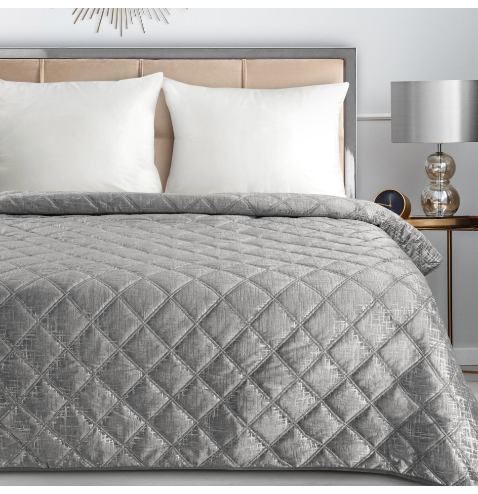 Bársony ágytakaró Blink 6 szürke