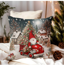 Karácsonyi párnahuzat gobelin Chenille IT043