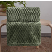 Takaró Cindy6 3D effektussal katonai zöld