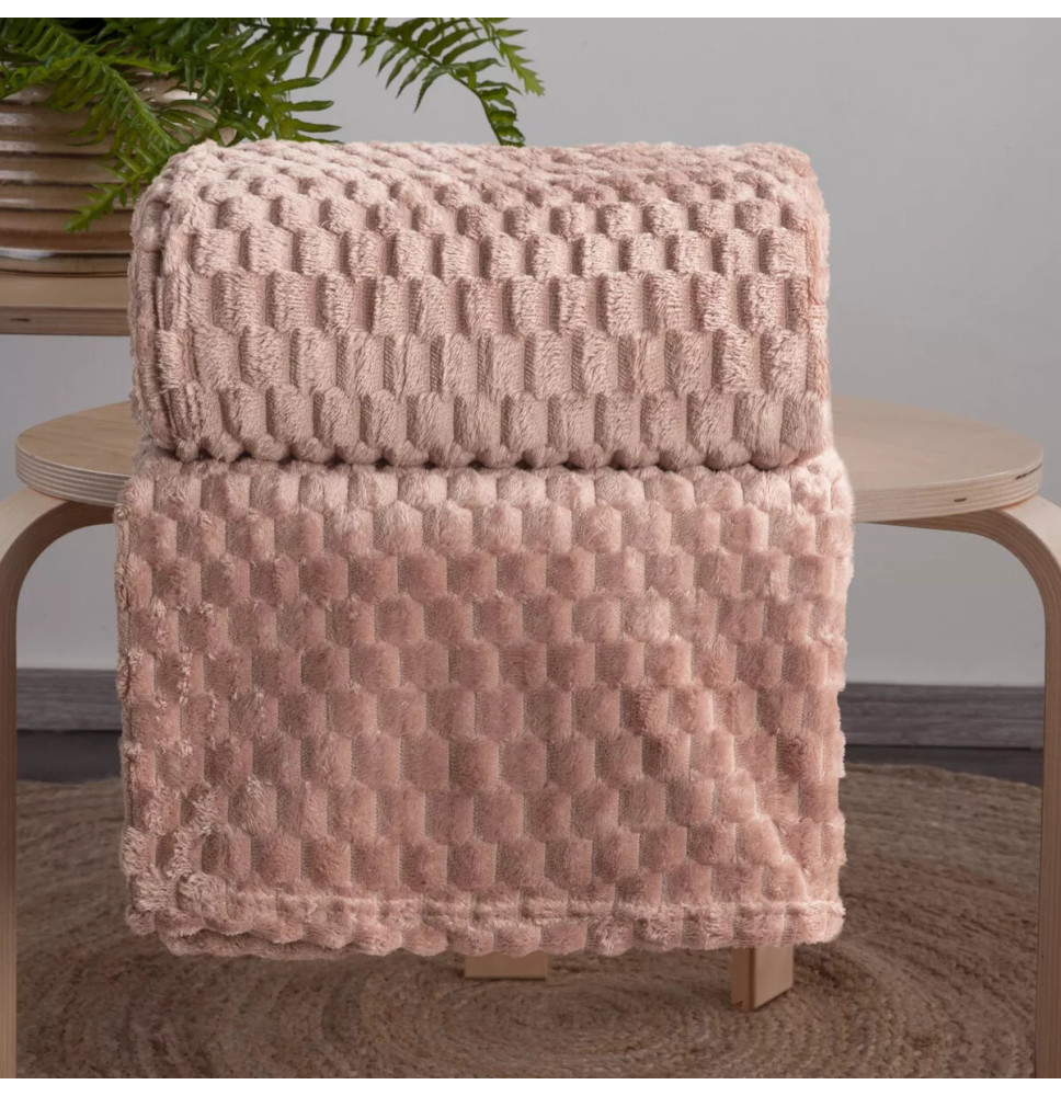 Takaró Cindy6 3D effektussal púderrózsaszín