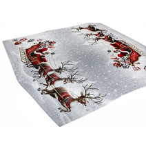 Karácsonyi zsenília terítő 90x90 cm Chenille IT042