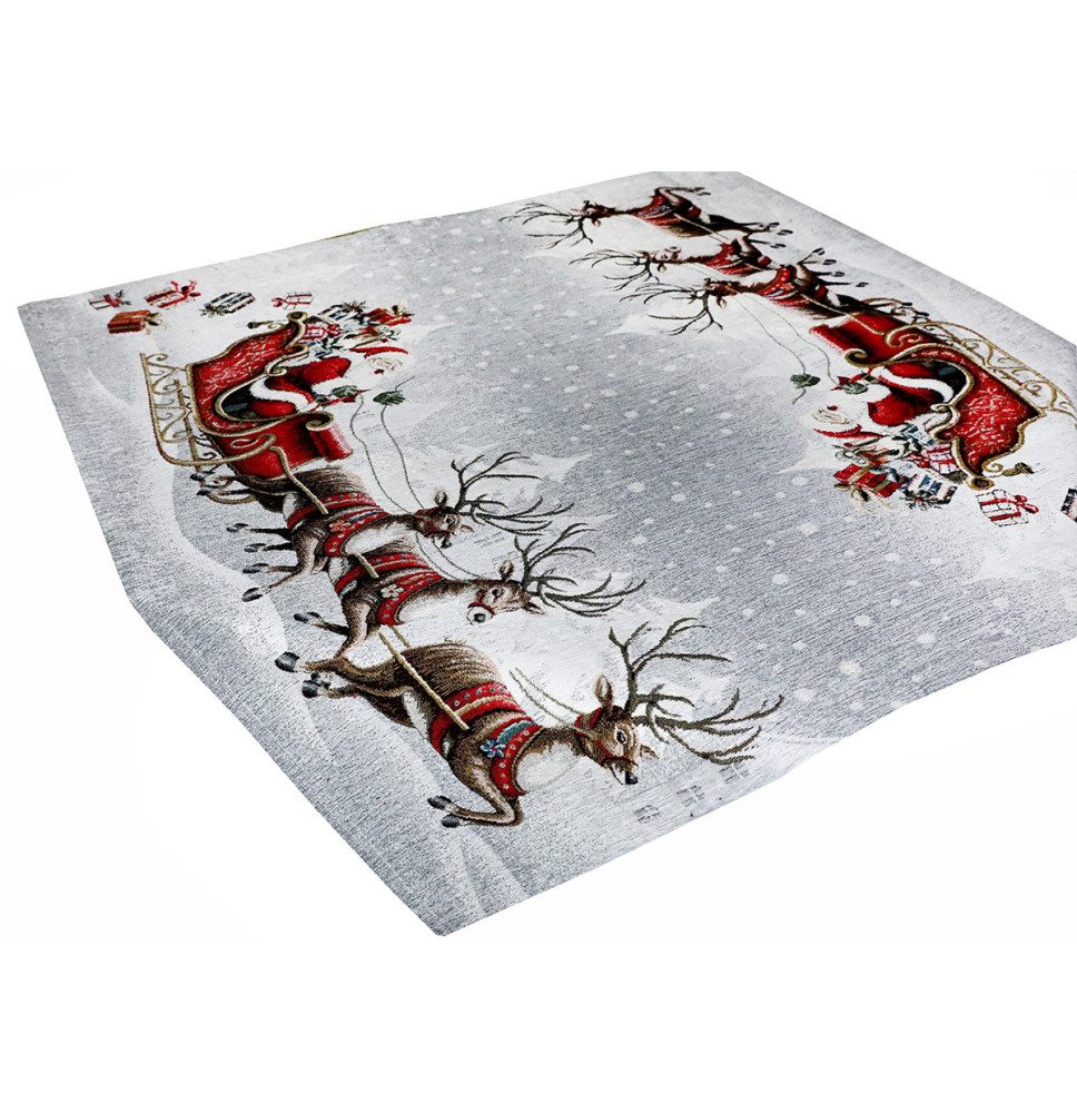 Karácsonyi zsenília terítő 90x90 cm Chenille IT042