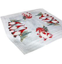 Karácsonyi zsenília terítő Merry Christmas 90x90 cm Chenille IT044