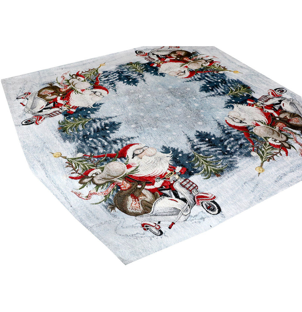 Karácsonyi zsenília terítő 90x90 cm Chenille IT045