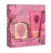🌸 Ajándékdoboz Szappan és Kézkrém Peonia Arborea | La Florentina