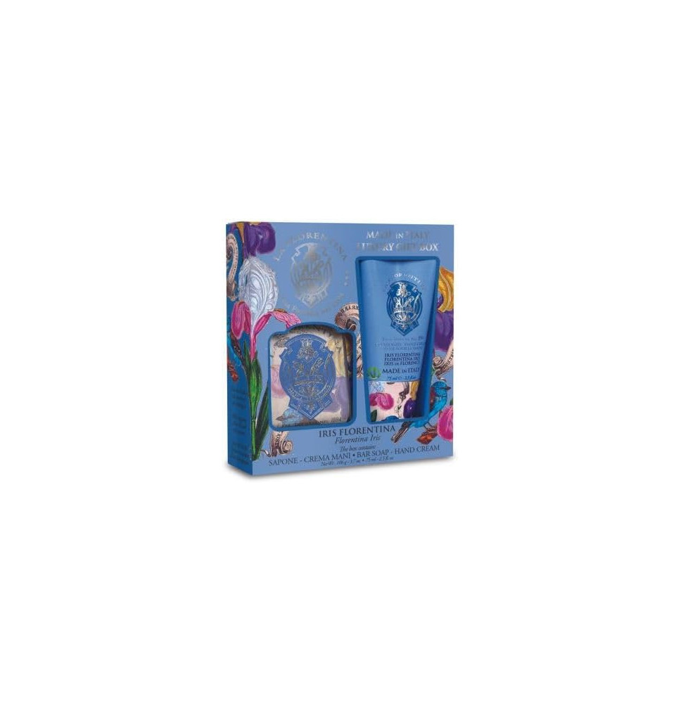 🪻La Florentina Iris Ajándékdoboz szappan és kézkrém