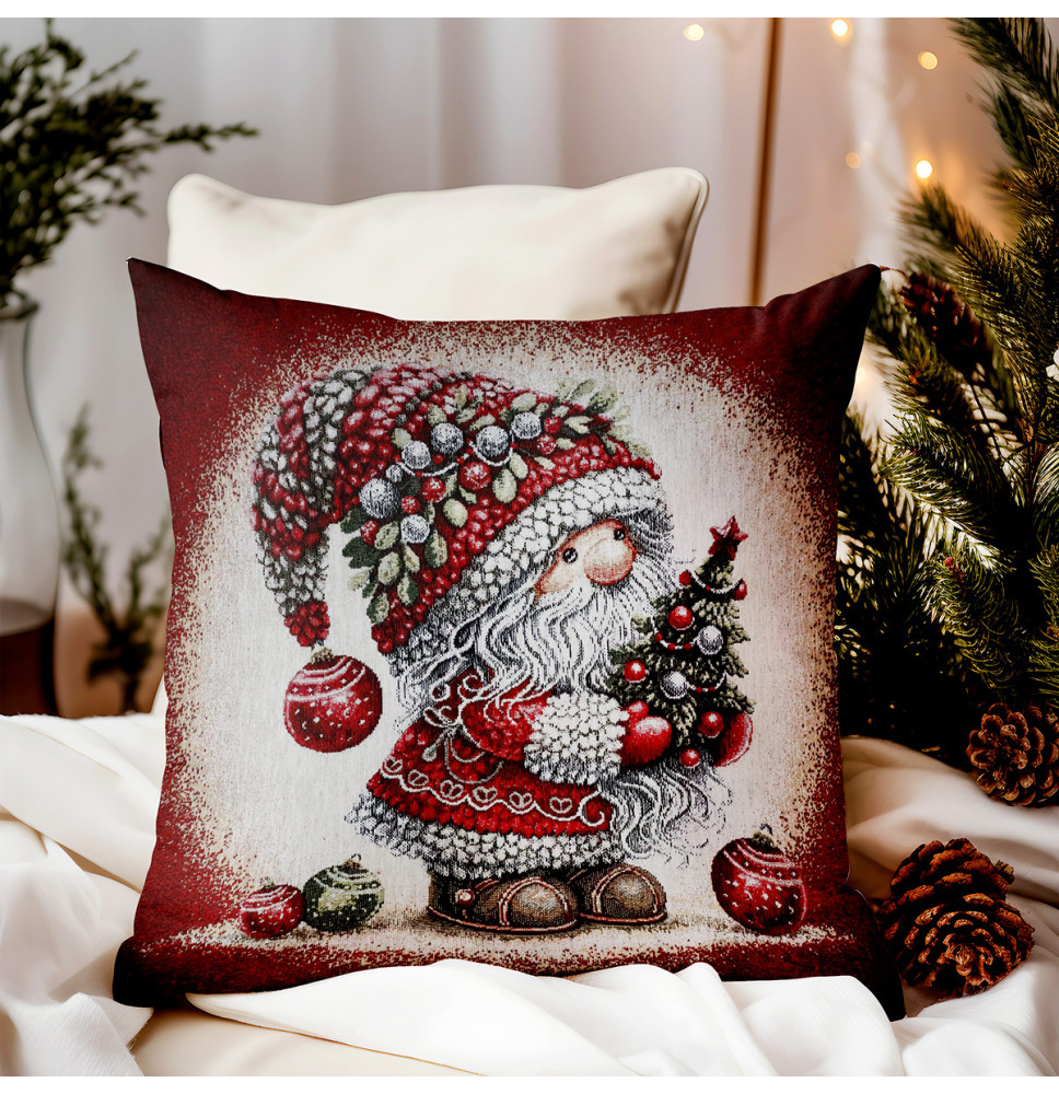 Karácsonyi párnahuzat gobelin Chenille IT046
