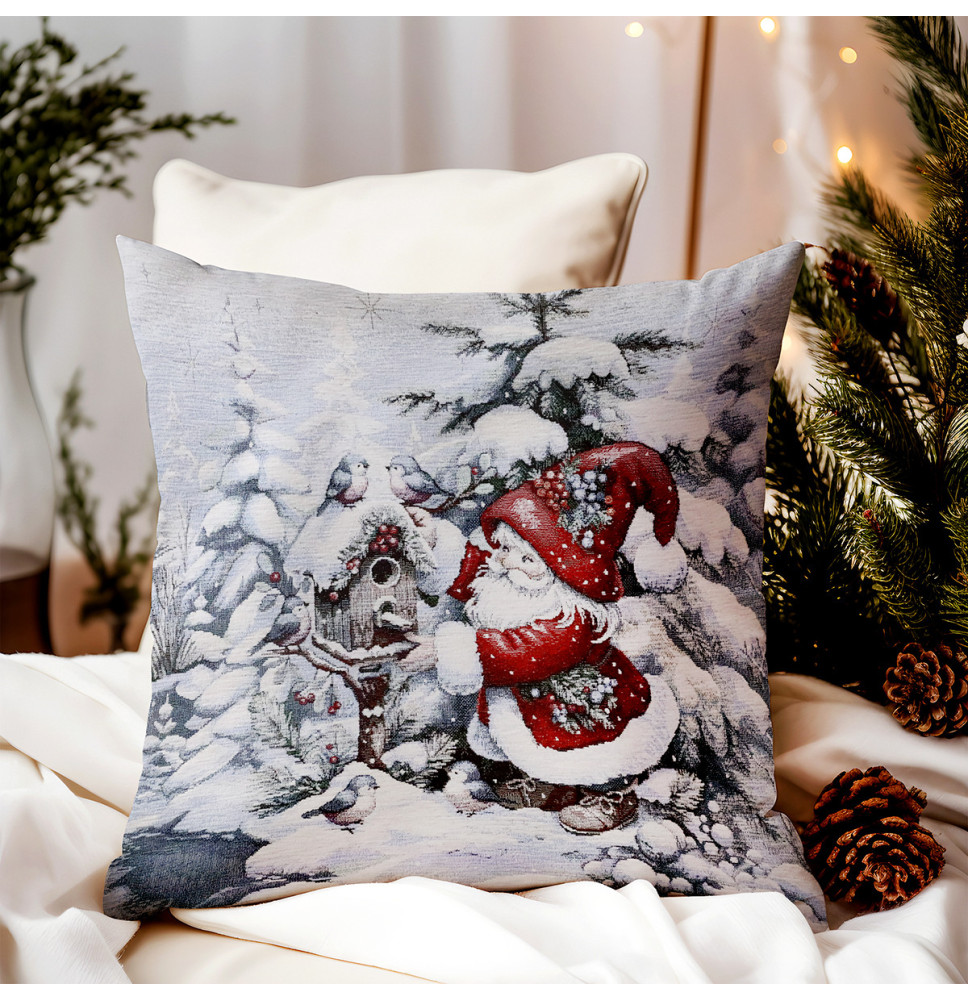 Párnahuzat gobelin 42x42 cm Chenille 1395