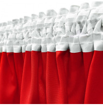 Függöny a redős szalagon Heaven piros