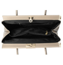 Fekete bőr kézitáska 501 Made in Italy