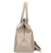 Bőr kézitáska 501 szürkésbarna Made in Italy