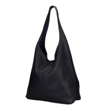 Bőr kézitáska 108 sötétkék Made in Italy