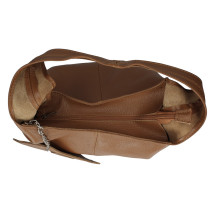 Bőr kézitáska 108 konyak Made in Italy