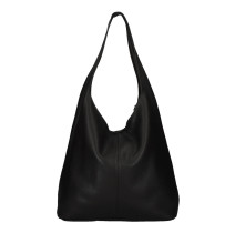 Bőr kézitáska 108 fekete Made in Italy