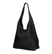 Bőr kézitáska 108 fekete Made in Italy