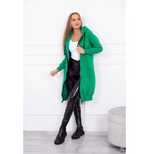 Női szigetelt, kapucnis pulóver MI9302 zöld