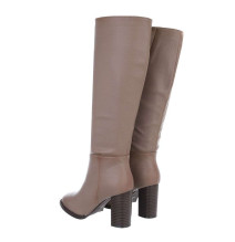 Dámske kožené čižmy šedé Loretta Vitale