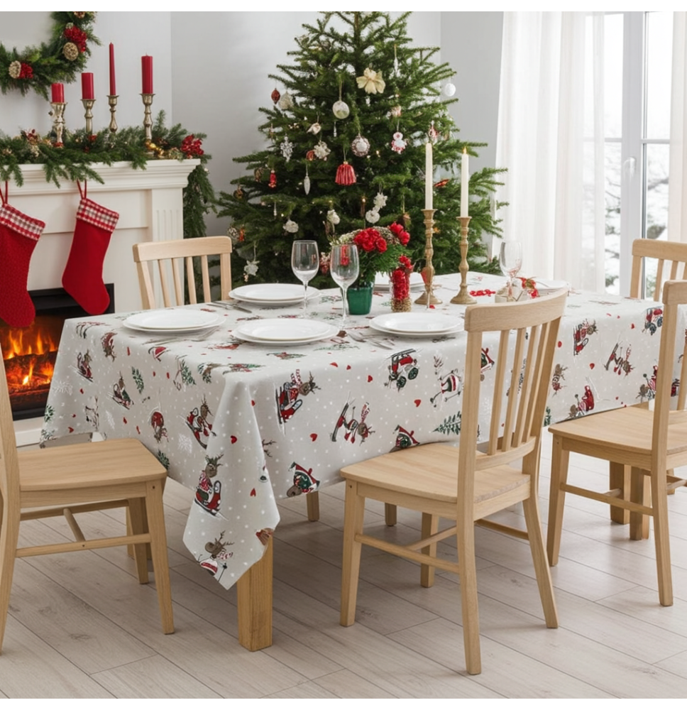 Karácsonyi terítő Rénszarvas