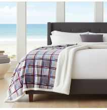 Takaró Fashion 160x210 cm kékes-szürke