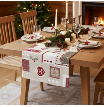 Asztalterítő vidéki táj