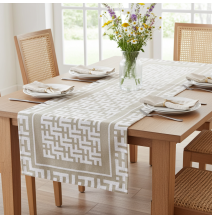 Gobelin terítő Glamour bézs Chenille IT105