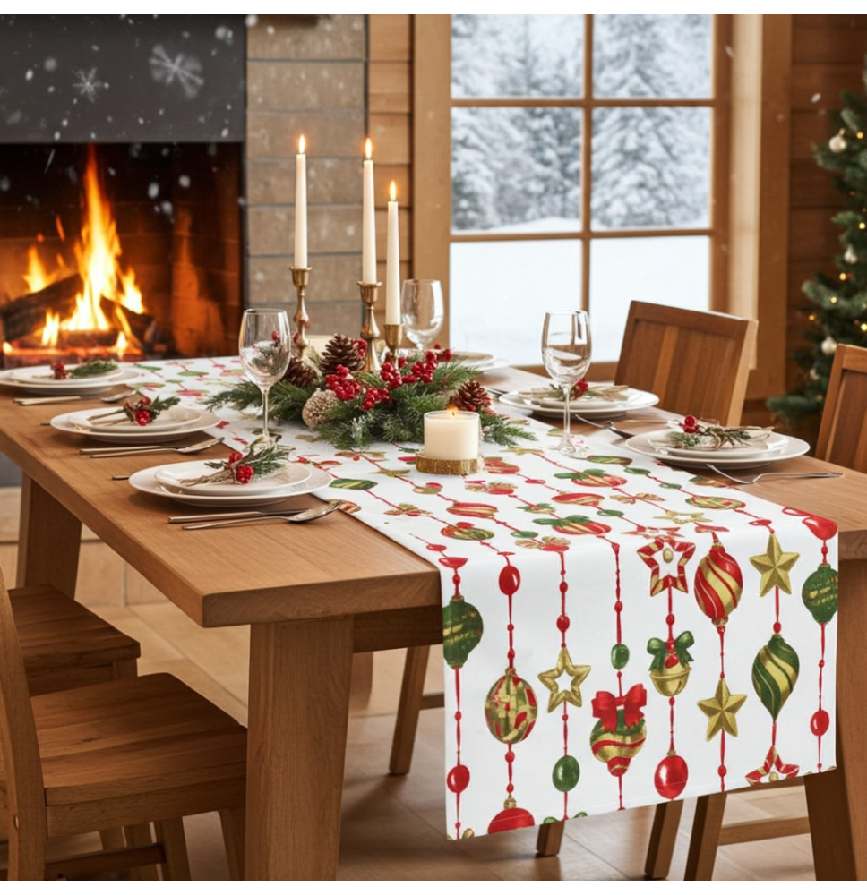 Karácsonyi terítő karácsonyi díszek | Mondo Italia