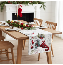 Gobelin terítő Levélelf Chenille IT033