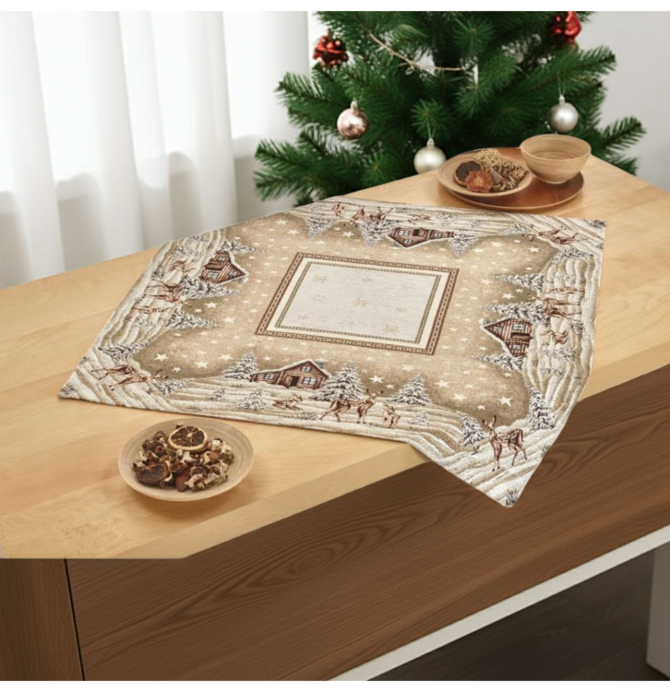 Gobelin asztalterítő 90x90 cm Chenille IT030